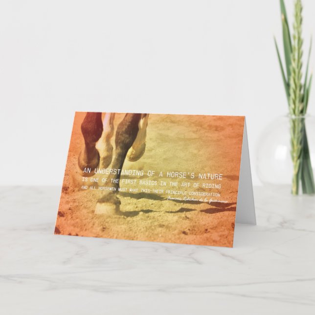 Cartão De Agradecimento CANTERING ALONG Greeting Card (Frente)