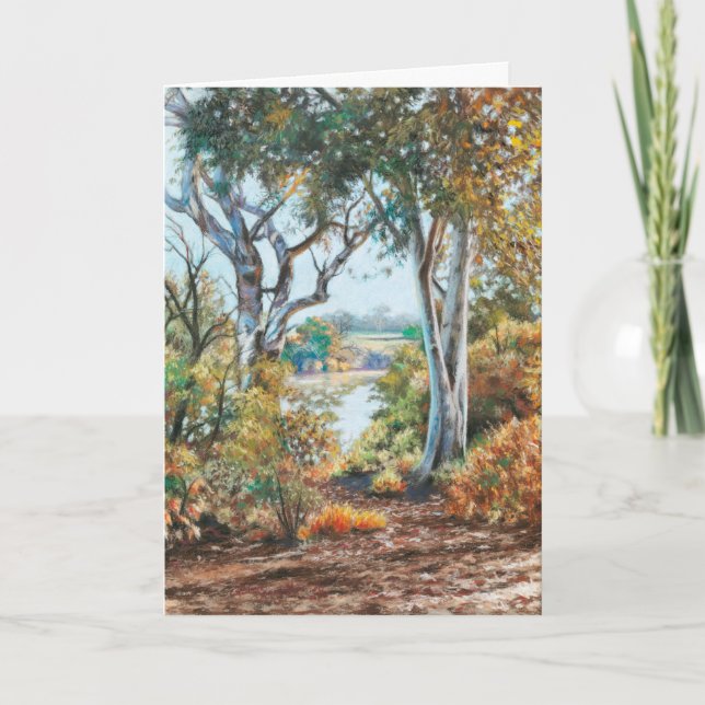 Cartão De Agradecimento "Canto do Céu e Natureza" - (Frente)