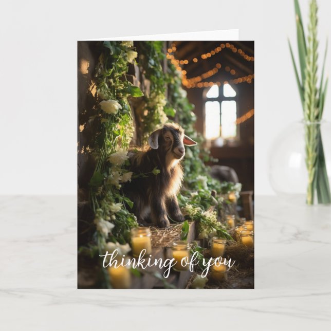 Cartão De Agradecimento Capim Adorável no Jardim do outono (Frente)