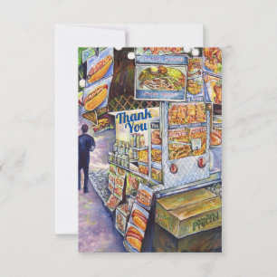 Cartão De Agradecimento Carga de trabalho artística extraordinária