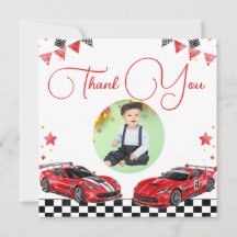 Carro de Corrida Vermelho e Preto Bonito e Rápido 