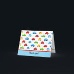 Cartão De Agradecimento Cars Trucks Folded Thank You Note Cards Kid Boy<br><div class="desc">Cars Trucks Folded Thank You Note Cards Kid Boy</div>