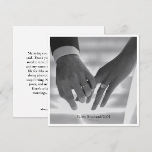 Cartão De Agradecimento Carta de Amor Personalizada para a Minha Pessoa Qu