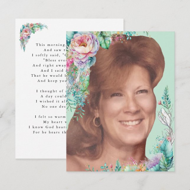 Cartão De Agradecimento Carta Ilustrada de Helen com Verso (Frente/Verso)