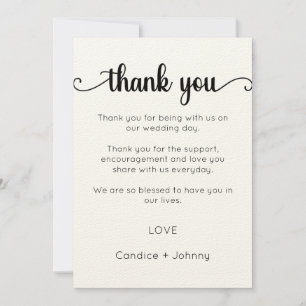 Cartão de Agradecimento, Cartão de Agradecimento d