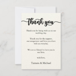 Cartão de Agradecimento, Cartão de Agradecimento R