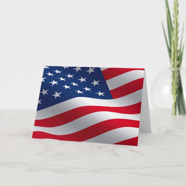 Cartão De Agradecimento Cartão-postal do Dia Veterano (Frente)