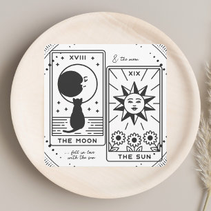 Cartão De Agradecimento Cartas de Tarot   Chá de Noiva   Casamento   Moder