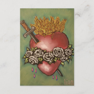 Cartão De Agradecimento Cartaz de oração imaculado de Maria