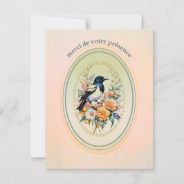 Cartão De Agradecimento carte de remerciement ' douceur d'été '