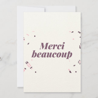 Cartão De Agradecimento carte de remerciement mariage