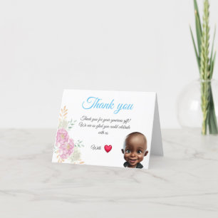 Cartão De Agradecimento Carte De Remerciements Cadeau bébé