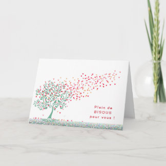 Cartão De Agradecimento Carte de remerciements pliée