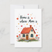 Casa é onde a mãe está... Doce Dia das Mães Sensív