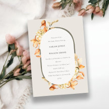 Casais Florais Rustic Pumpkin Arch Invite