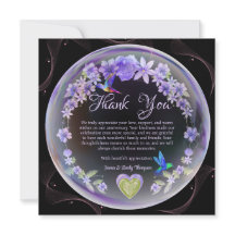 Casal de Aniversário do Casamento Floral Purple El