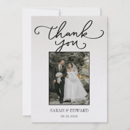 Cartão De Agradecimento Casamento