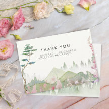 Casamento Aquarela Montanha Flor Silvestre