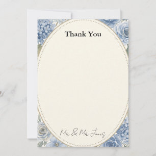 Cartão De Agradecimento Casamento Boho Rose Pampas