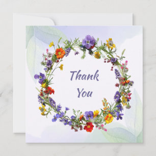 Cartão De Agradecimento Casamento Botânico Vintage Elegante Noiva Premium