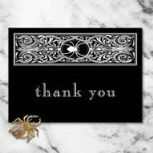 Casamento Branco Negro de Aranha-Gótica