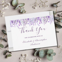 Casamento com Aquarela Botânica Floral de Lavanda