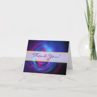 Casamento Cósmico Azul Violeta e Rosa Obrigado