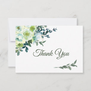 Cartão De Agradecimento Casamento Cristão de Tartaruga Dourada Azul Flora
