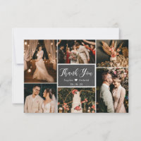 Casamento de Colagem Multifotográfica Rustic Chalk