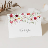 Casamento de Flor Selvagem de Multicores Simples