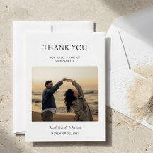 Casamento de Foto Minimalista Moderno