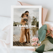Casamento de Foto Moderna | Tipografia Minimalista