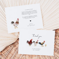 Casamento de Frango Tema Barn