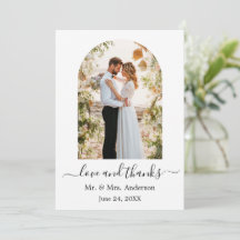 Casamento de Obrigados e Amor com Quadro de Fotos 