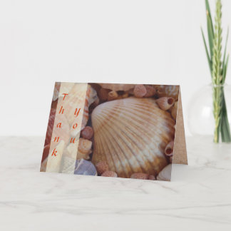 Cartão De Agradecimento Casamento de Praia Obrigado Notecards