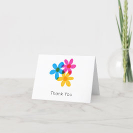 Cartão De Agradecimento Casamento de primavera das Flores Hipotecas Brilha