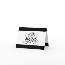 Casamento de Rosa preto para caligrafia