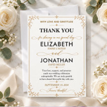 Casamento Elegante em Ouro com Filigrana Vintage