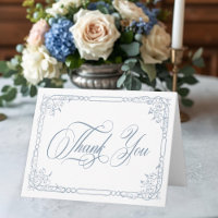 Casamento Floral Azul Empoeirado Clássico Elegante