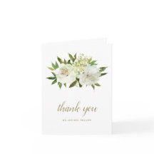 Casamento Floral Branco Dourado Moderno e Elegante