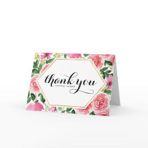 Casamento Floral de Rosas de Aquarela Rosa