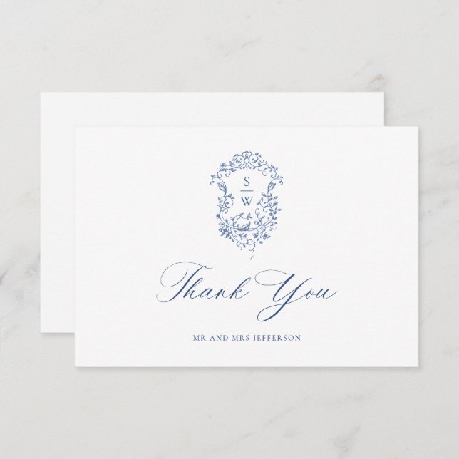 Cartão De Agradecimento Casamento Floral do Jardim dos Rosas Vermelhos Ele (Frente/Verso)