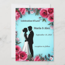 💍 Casamento Floral Turquesa Com Tema de Casal 💍