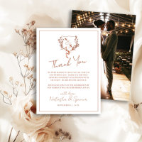 Casamento Formal Russo Floral Crest Monograma