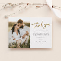 Casamento Foto Moderno Script Dourado 2