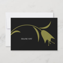 CARTÃO DE AGRADECIMENTO CASAMENTO MOD OLIVE TULIP