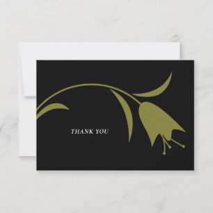 CARTÃO DE AGRADECIMENTO CASAMENTO MOD OLIVE TULIP