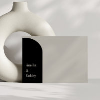 Casamento Moderno da Arca Negra Negra-Negra Minima