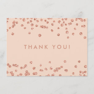 Cartão De Agradecimento Casamento Obrigado Rosa, Dourada...