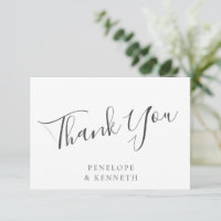 Casamento Personalizado Branco De Script Minimalis